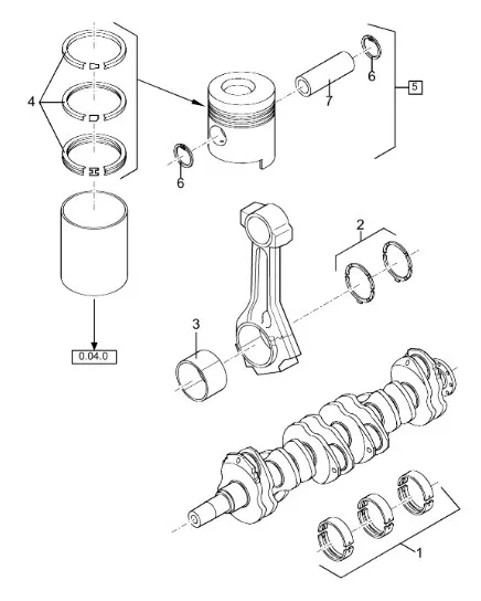 1908947 - Комплект вкладышей подшип